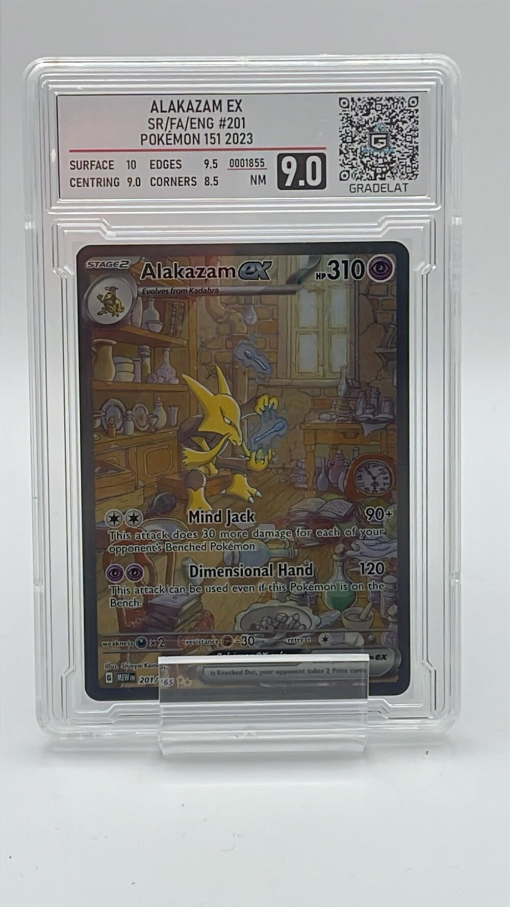 ALAKAZAM EX #201 - 9.0